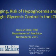 2011-11-08 Aging Risk of Hypoglycemia - Elahi
