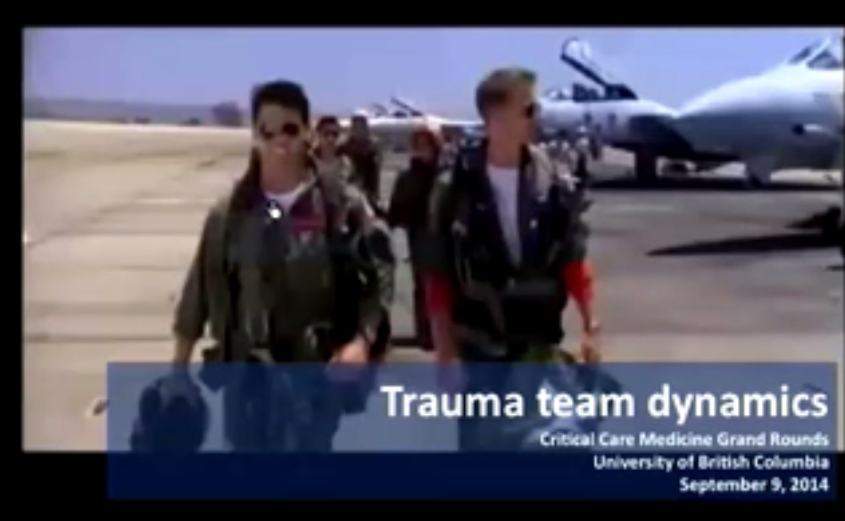 2014-09-09 Trauma Team Dynamics - Hameed & Garraway